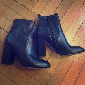 Rebecca Minkoff black Georgina booties